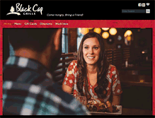 Tablet Screenshot of blackcapgrille.com